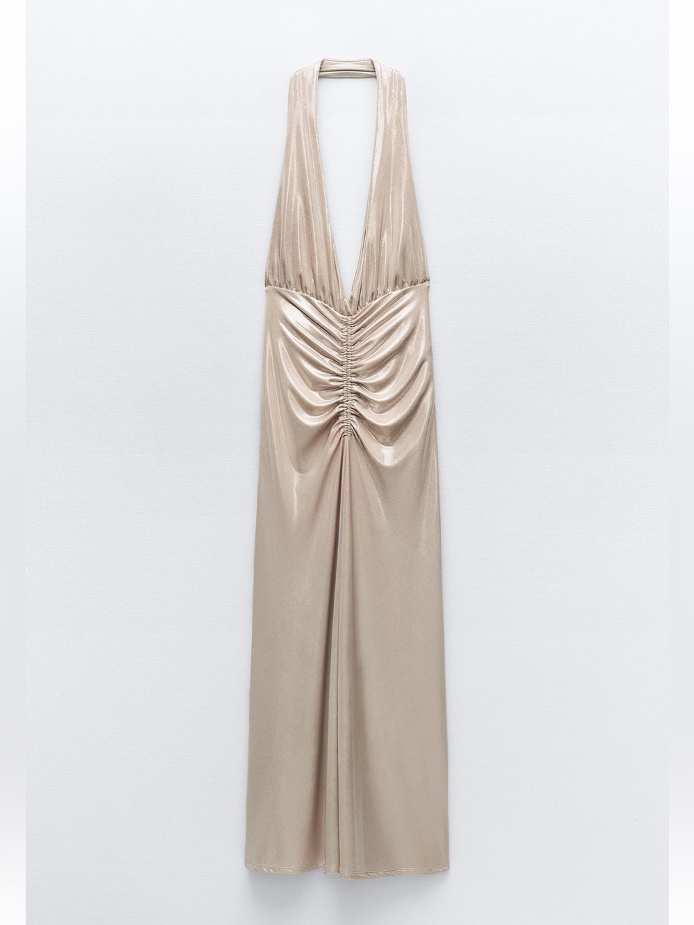 Zara Midi Dress with Metallic Thread - XS